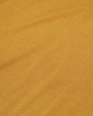 Mustard women's polo neck top | Blouses - 5