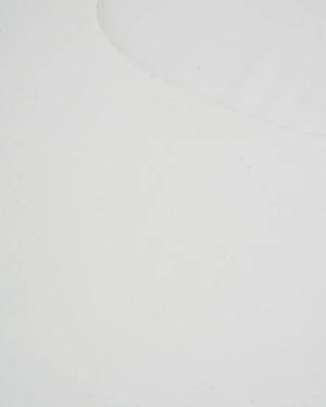 White sleeveless top with a square neckline | NEW - 5