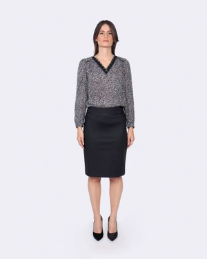 Блуза с копринен бленд | Блузи и Ризи - 1