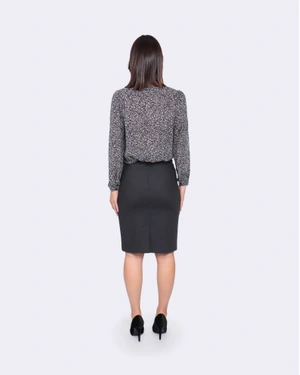 Блуза с копринен бленд | Блузи и Ризи - 4