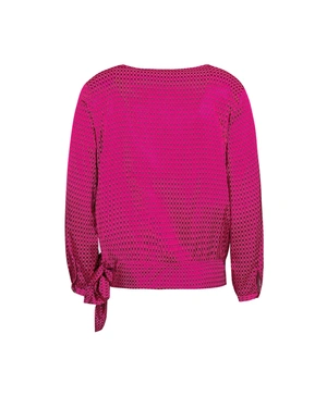 Блуза от район и вискоза, с фльонга на талията | Всички продукти | Outlet DiKa - 1 Блуза от район и вискоза, с фльонга на талията | Всички продукти - 1