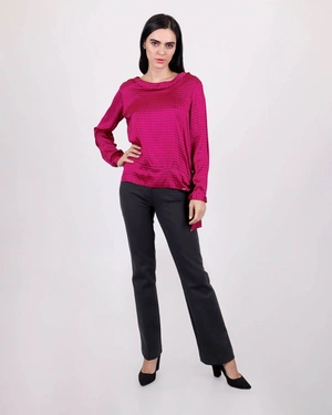 Блуза от район и вискоза, с фльонга на талията | Всички продукти | Outlet DiKa - 2 Блуза от район и вискоза, с фльонга на талията | Всички продукти - 2