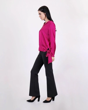 Блуза от район и вискоза, с фльонга на талията | Всички продукти | Outlet DiKa - 3 Блуза от район и вискоза, с фльонга на талията | Всички продукти - 3