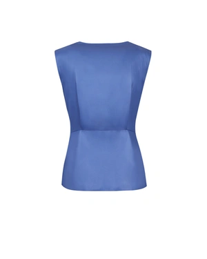 Блуза с ефект прехлупване | Блузи - 1