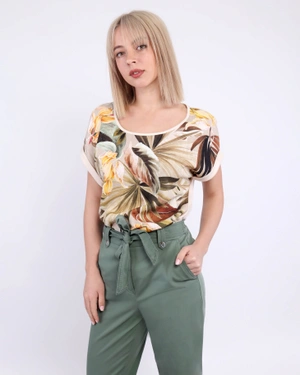 Viscose and linen blouse | Blouses and Shirts | Dikastore.ro - 1 Viscose and linen blouse | Blouses and Shirts - 1