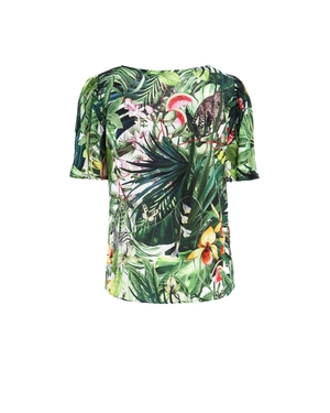 Blouse in viscose, rayon and linen | Blouses and Shirts - 2