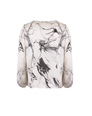 Bluza sa mermernim dezenom | Bluze i Kosulje - 1