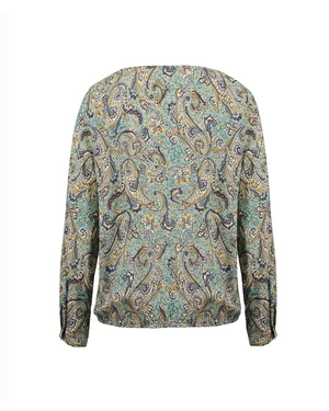 Blouse with paisley motif | All products - 1