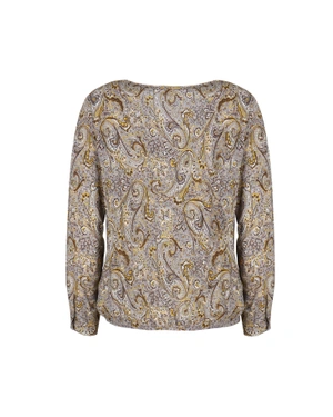Blouse with paisley motif | Blouses and Shirts - 1