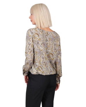Blouse with paisley motif | Blouses and Shirts - 3