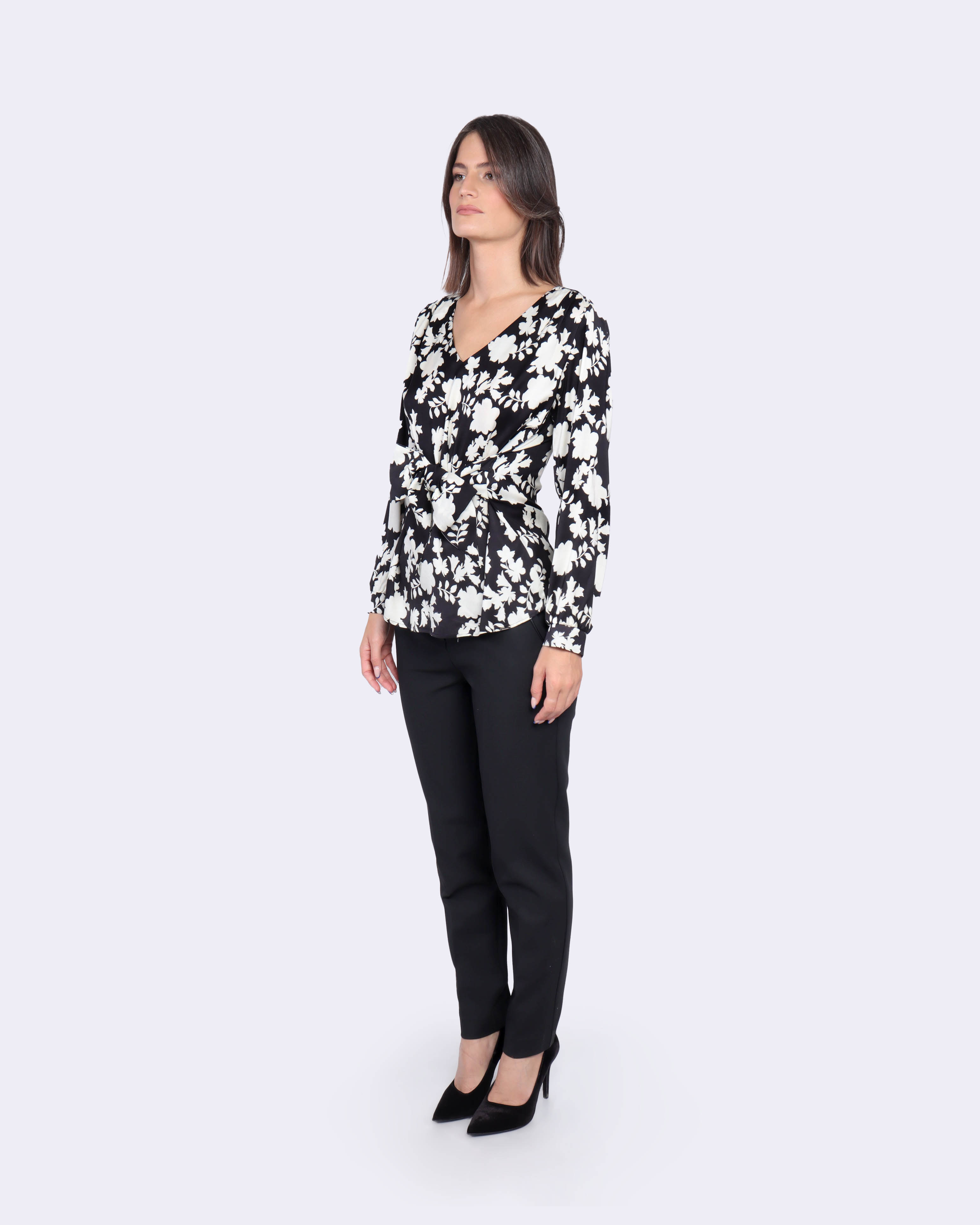 Bluză cu talie accentuată | Bluze si Camasi | Dikastore.ro - 3 Bluză cu talie accentuată | Bluze si Camasi - 3