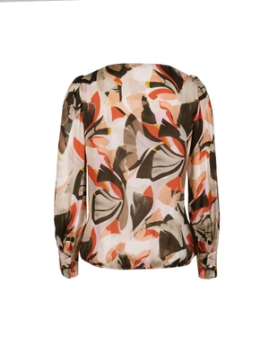 Stylized rayon blouse | All products - 1