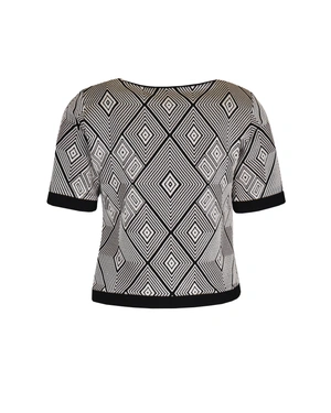 Jacquard blouse | Blouses - 1