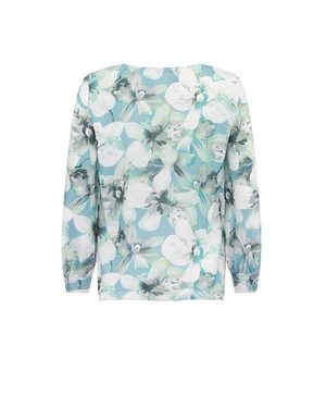 Blouse with floral print | Blouses | Dikastore.ro - 1 Blouse with floral print | Blouses - 1