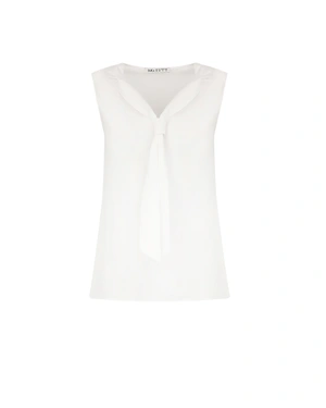 Top with scarf collar | Blouses | Dikastore.ro Top with scarf collar | Blouses