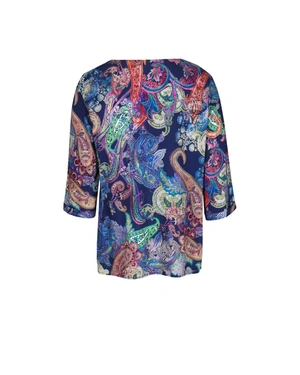 Blouse with paisley motif | Blouses and Shirts - 1