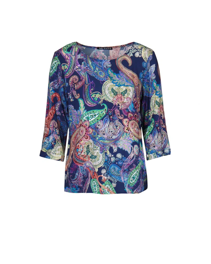 Blouse with paisley motif | Blouses and Shirts
