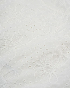 Лятна памучна блуза, с бродерия в бяло | КОЛЕКЦИЯ ЛЯТО - 2