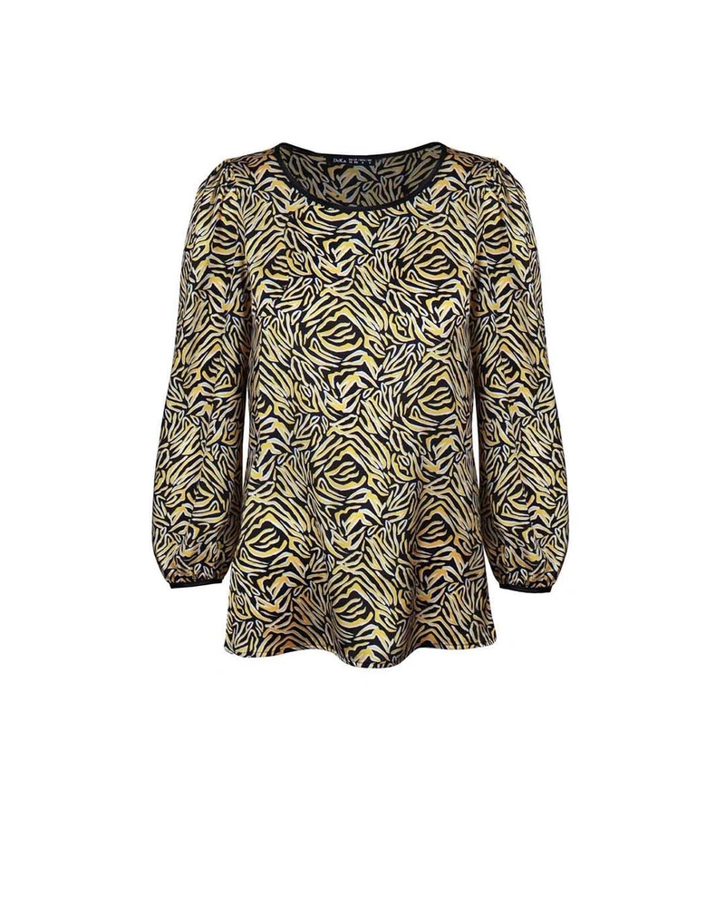 Blouse with an abstract print | SUMMER COLLECTION