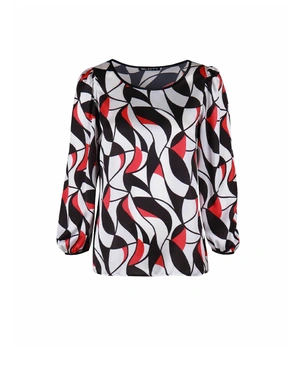 Blouse with an abstract print | Blouses | Dikastore.ro Blouse with an abstract print | Blouses