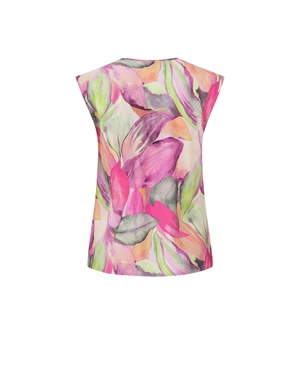 Roze-zelena bluza bez rukava | Bluze i Kosulje - 1