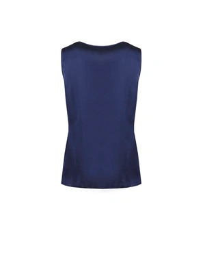 Топ с набор в предната част | Блузи - 1