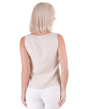 უსახელო ბლუზა V-ფორმის დეკოლტით | ყველა პროდუქტი - 1