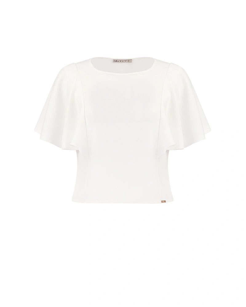 Blouse with batwing sleeves | Blouses | Dikastore.ro Blouse with batwing sleeves | Blouses