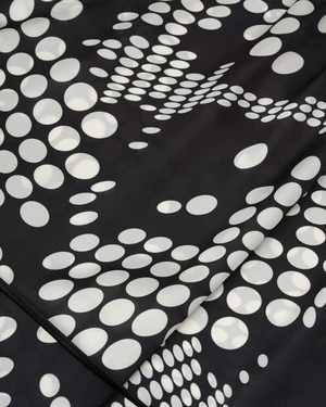 Черно-бял топ без ръкави, с връзка на талията | КОЛЕКЦИЯ ЛЯТО - 2