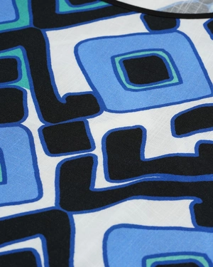 Viscose blouse in shades of blue | SUMMER COLLECTION - 2