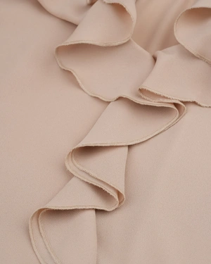 Svetlo bež bluza od muslina sa žaboom | Bluze | Dika.rs - 2 Svetlo bež bluza od muslina sa žaboom | Bluze - 2