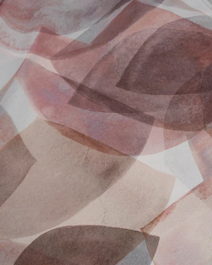 Bluza sa okruglim izrezom, i printom u pastelnim tonovima |  - 2