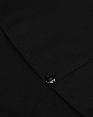 გრაფიკული უსახელო ბლუზა დახვეული მომრგვალებული საყელოთი | ბლუზები - 2