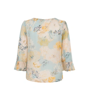 Spring blouse made of 100% rayon in pastel tones | NEW - 4