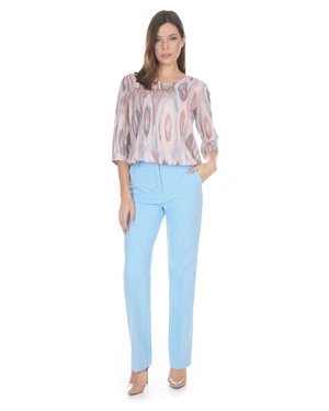 Airy spring blouse made of Lyocell, with long sleeves and a V-neckline | NEW | Dika.bg - 3 Airy spring blouse made of Lyocell, with long sleeves and a V-neckline | NEW - 3