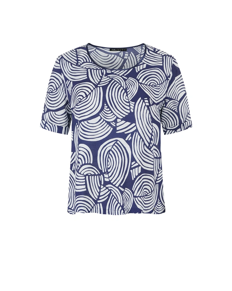 Блуза от вискоза, район и лен | Casual