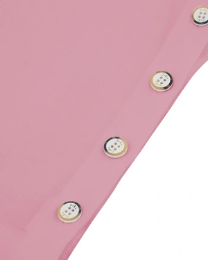 Ethereal sleeveless linen blouse in dusty rose | NEW - 2