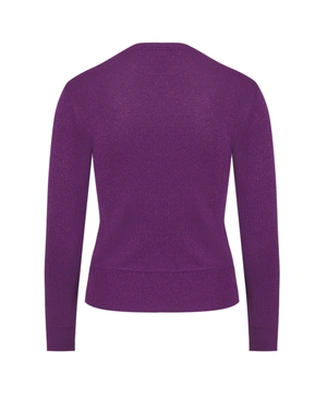 Lurex fine knit top |  - 2