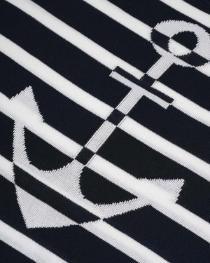 Fine sweater with anchor | Knited blouses - 2