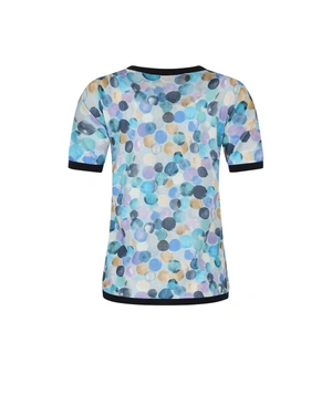 Knitted top with contrast trim | Knitwear - 1