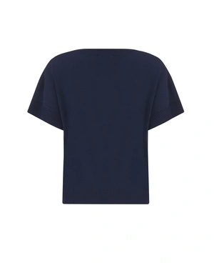 Трикотажна блуза от памук | Плетива - 1