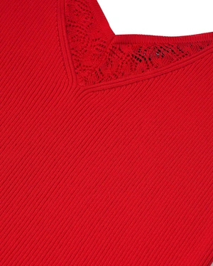 Плетен топ без ръкави | Блузи плетива - 2