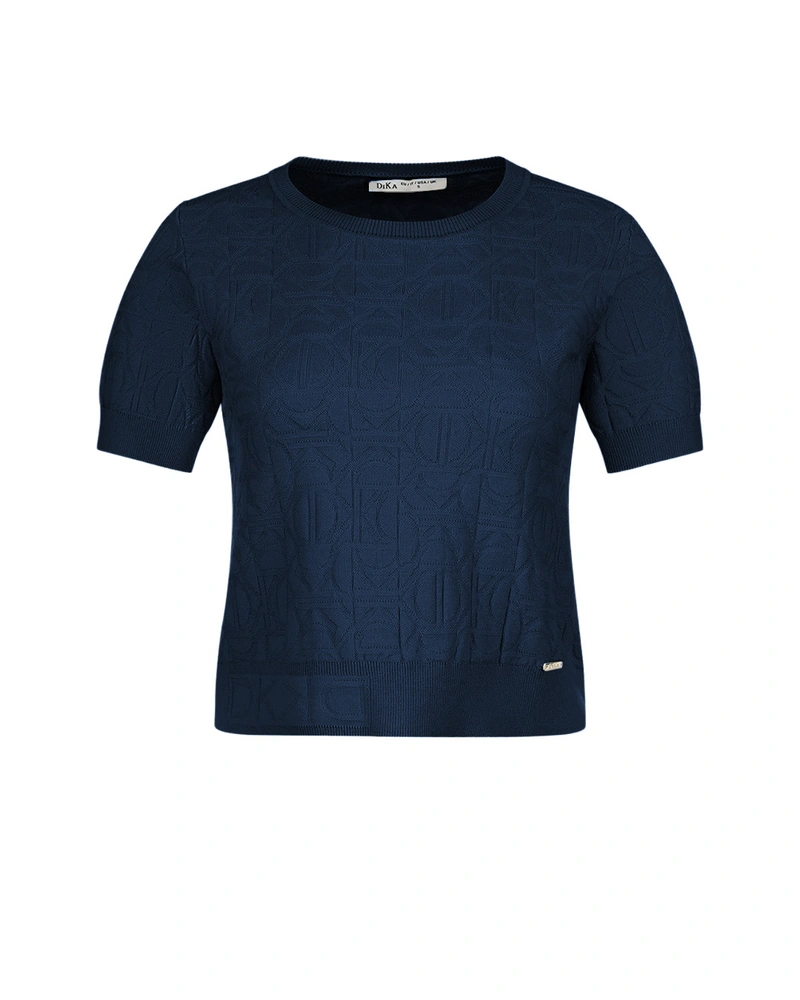 Knitted top made of certified viscose and recycled polyester | Pulls | Dika.bg Knitted top made of certified viscose and recycled polyester | Pulls