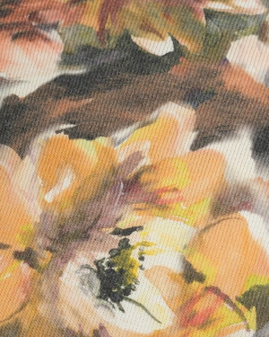 Women’s sweater with floral print in warm shades | COLLECTION | Dika.ge - 2 Women’s sweater with floral print in warm shades | COLLECTION - 2