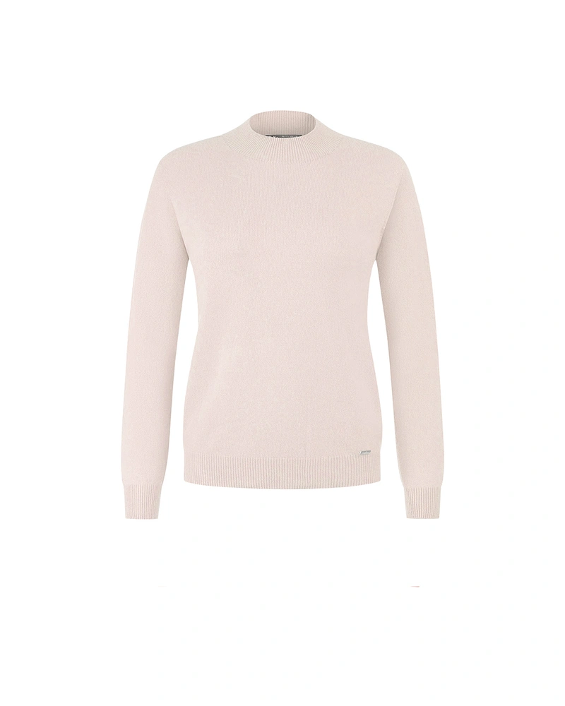 Pulover 100% cașmir pentru femei, culoare ecru | Pulovere