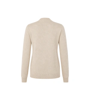 Women's 100% cashmere sweater in beige | Pulls | Dika.bg - 2 Women's 100% cashmere sweater in beige | Pulls - 2