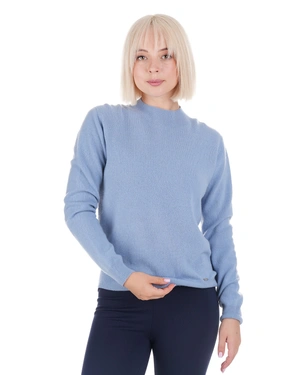 Women's 100% cashmere sweater in blue | Pulls | Dika.bg - 3 Women's 100% cashmere sweater in blue | Pulls - 3