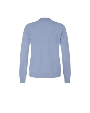 Women's 100% cashmere sweater in blue | Pulls | Dika.bg - 4 Women's 100% cashmere sweater in blue | Pulls - 4