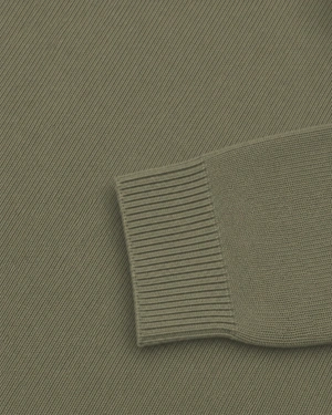 Women's 100% cashmere sweater in olive green | Pulls | Dika.bg - 2 Women's 100% cashmere sweater in olive green | Pulls - 2