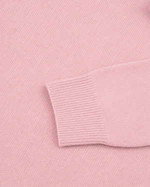 Women's 100% cashmere sweater in rose ash | Pulls | Dika.bg - 2 Women's 100% cashmere sweater in rose ash | Pulls - 2